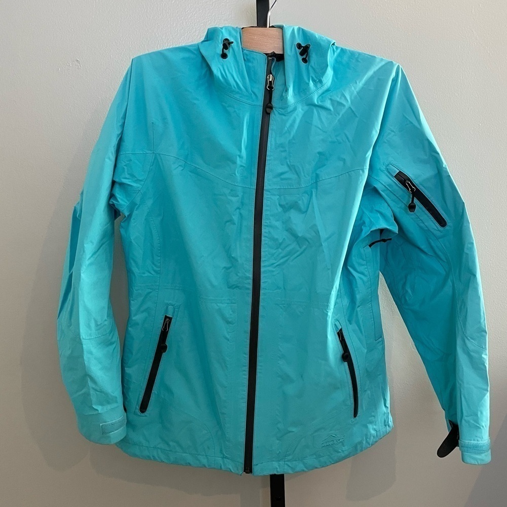 LL Bean Challenger 3 in 1 Waterproof Winter Jacket Ski Blue Primaloft Medium